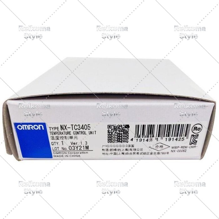 【新品★適当お願いごと書★税込】OMRON オムロン NX-TC3405 熱度抑えつける社会的単位 【６ヶ月引き受ける】