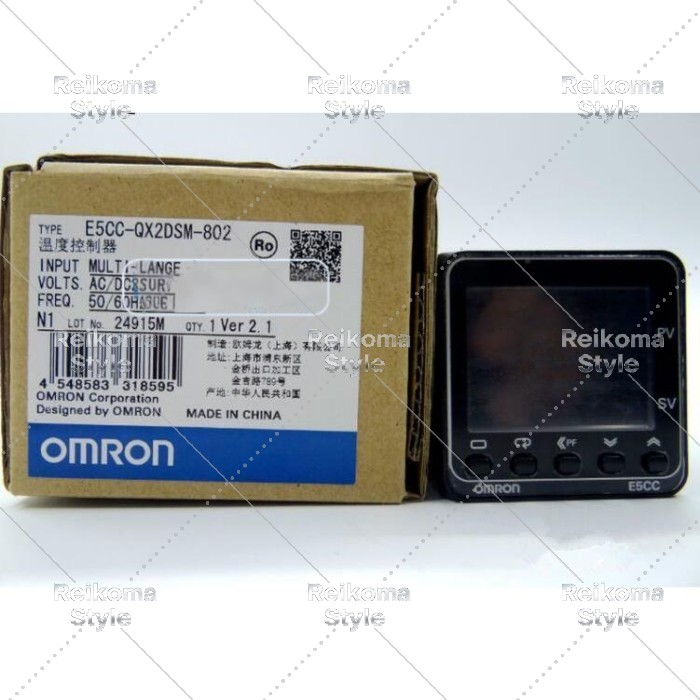 【新品★適格請求書★税込】OMRON オムロン 温度調節器 E5CC-QX2DSM-802 【6ヶ月保証】|Reikoma Style