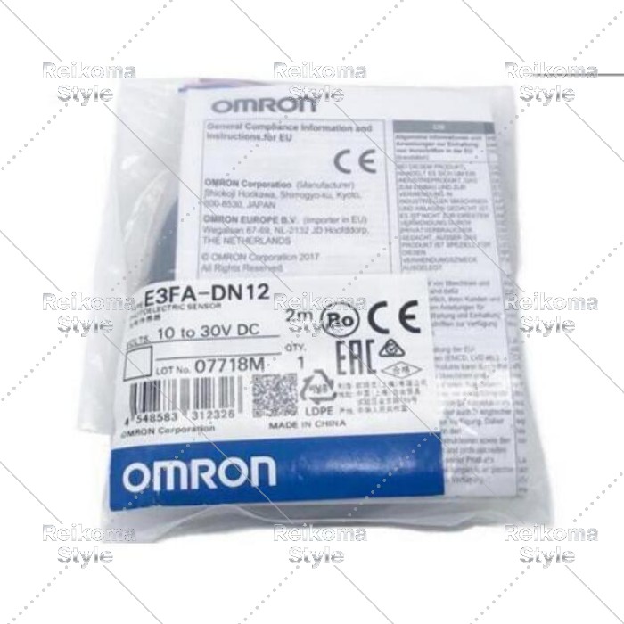 【新品★適当お願いごと書★税込】OMRON E3FA-DN12 光電間ぢかさ取り替えっこ 検知器  【６ヶ月引き請ける】