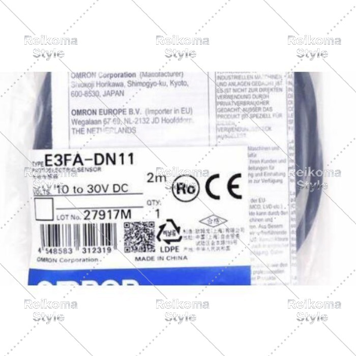 【新品★適格請求書★税込】OMRON E3FA-DN11　光電近接スイッチ　センサー　 【６ヶ月保証】 10,650円