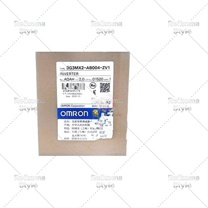 【新品★適格請求書★税込】OMRON 3G3MX2-AB004-ZV1 オムロン周波数コンバータ  【６ヶ月保証】
