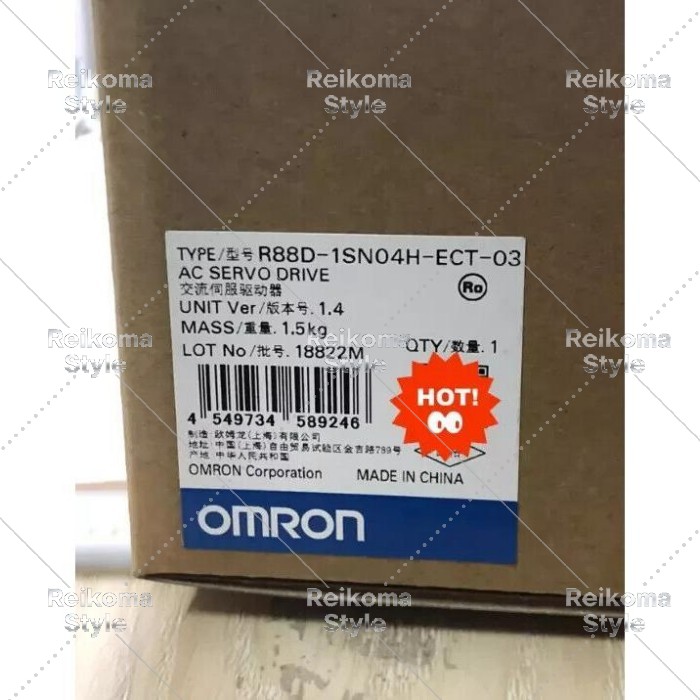 【新品★適格請求書★税込】OMRON 純正オムロン R88D-1SN04H-ECT-03 サーボドライブ R88D-1SN04H-ECT-03 【６ヶ月保証】