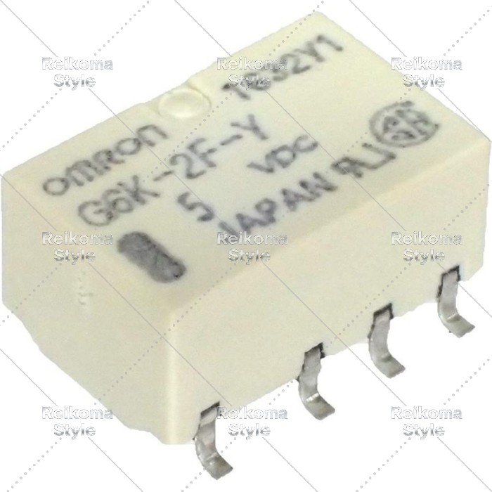 【新品★適格請求書★税込】OMRON SMD 高絶縁 小型リレー シングル ステイブル形 DC 5V 1A G6K-2F-Y 【６ヶ月保証】