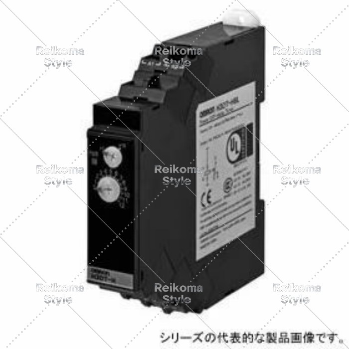 オムロン　H3DT-HBS AC/DC24-48 電源オフディレー 接点出力1c 0.1s～12s プッシュインPlus端子台