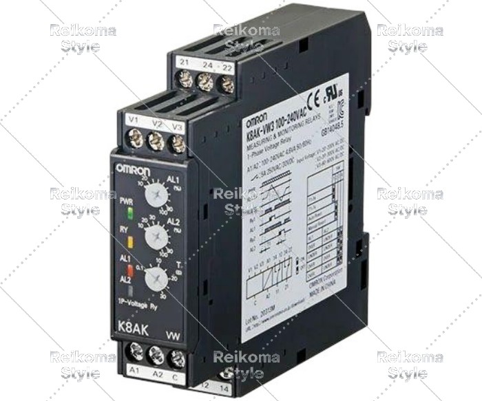 【新品★適格請求書★税込】オムロン 保護/レベル機器 1個 K8AK-VW2 100-240VAC|Reikoma Style