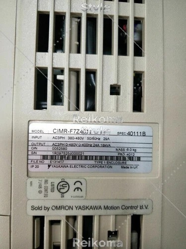 【新品★適格請求書★税込】OMRON オムロン CIMR-F7Z4011 【６ヶ月保証】