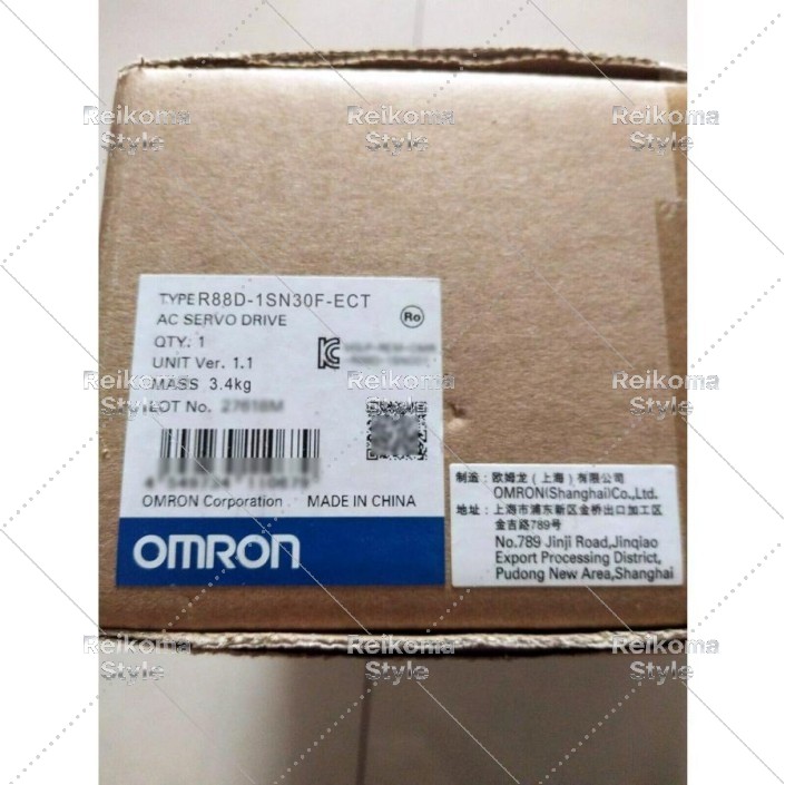 【新品★適当お願いごと書★税込】オムロン R88D-1SN30F-ECT 3kW AC 【６ヶ月引き受ける】