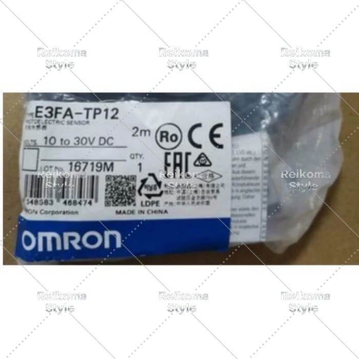 【新品★適格請求書★税込】OMRON E3FA-TP12 　光電センサー 　 【６ヶ月保証】