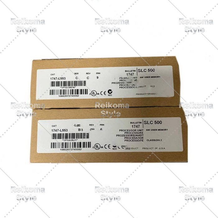 【新品★適格請求書★税込】1747-L553 SLC 500 プロセッサユニット コントローラー PLC モジュール 1747L553 箱入り【6ヶ月保証】｜Reikoma Style