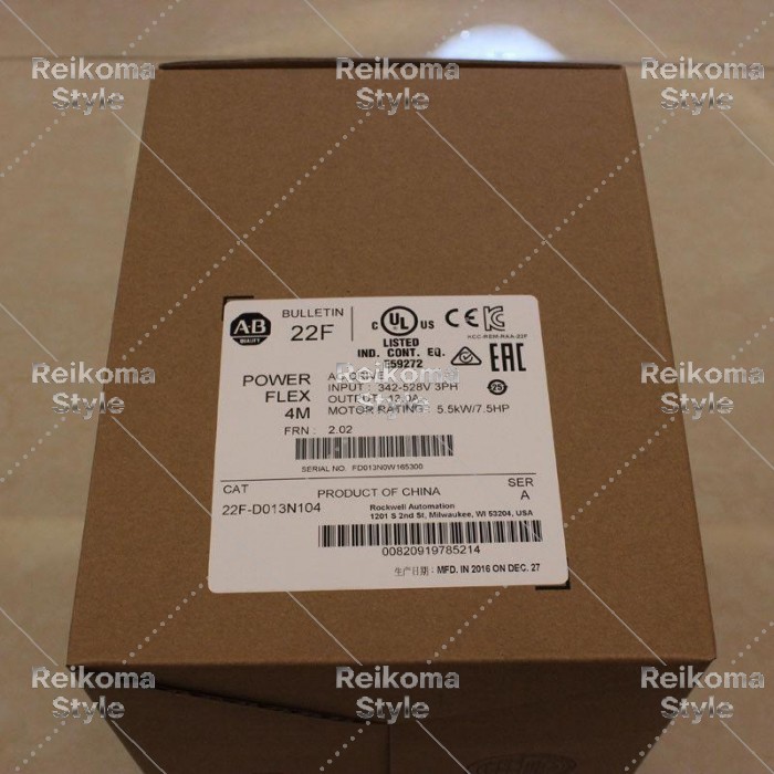【新品★適当お願いごと書★税込】Allen Bradley 22F-D013N104 PowerFlex 4M 5.5 kW 3位相角AC運転22F-D013N104 【6ヶ月引き受ける】