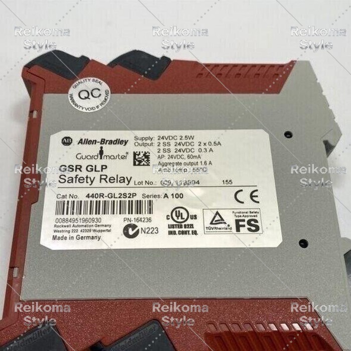 【新品★適当お願いごと書★税込】Allen-Bradley 440R-GL2S2P Ser A Guardmaster GLP Safety Relay最終生産物モデュール 【6ヶ月引き受ける】