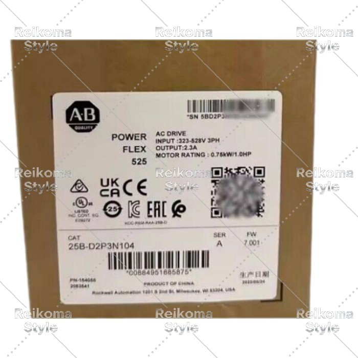 【新品★適当お願いごと書★税込】25B-D2P3N104 POWERFLEX 525変数周波数AC運転2021 【6ヶ月引き受ける】