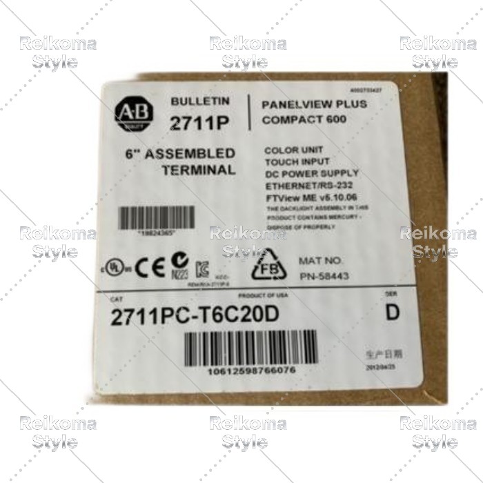 【新品★適格請求書★税込】2711PC-T6C20D HMI Touch Glass Panel【6ヶ月保証】