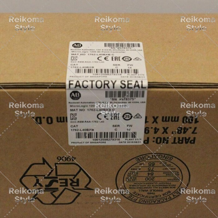 【新品★適格請求書★税込】AB 1762-L40BXB MicroLogix 1200 40 ポイント コントローラ 1762-L40BXB 【6ヶ月保証】