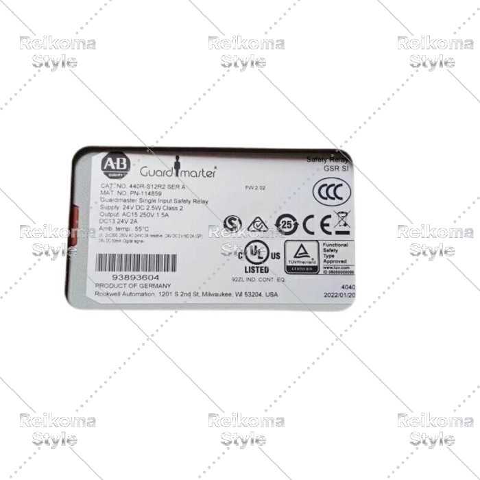【新品★適当お願いごと書★税込】Allen-Bradley 440R-S12R2 GuardMasterシングルインプット安全性のある中継ぎAB 440RS12R2 【6ヶ月引き受ける】