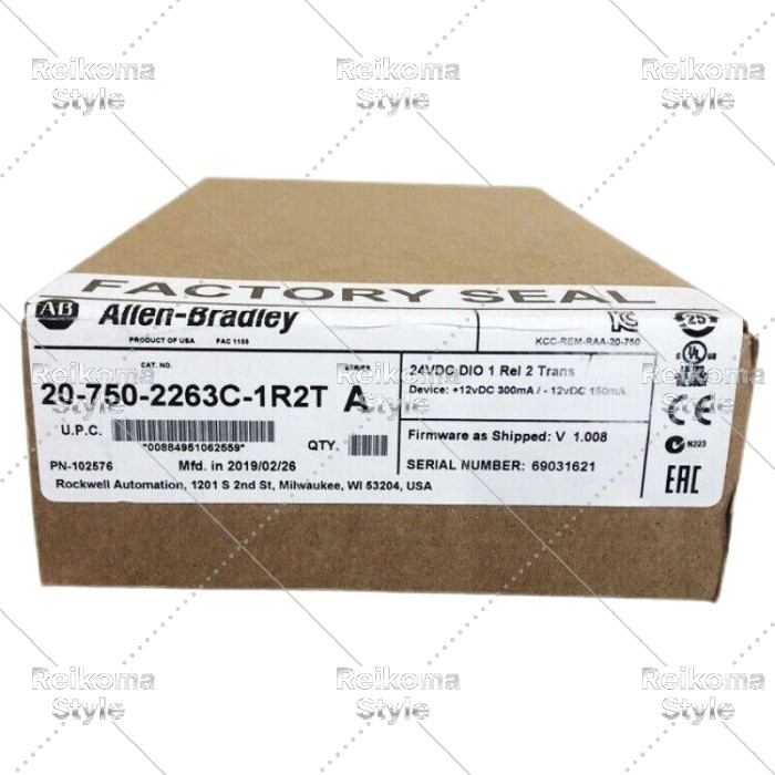 【新品★適当お願いごと書★税込】20-750-2263C-1R2T Allen-Bradley Powerflex 750 24V Tran IOオプションモデュール 【6ヶ月引きうける】