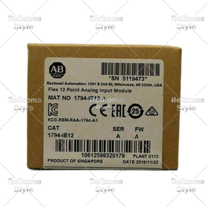 【新品★適当お願いごと書★税込】Allen-Bradley 1794-IE12 Ser a Flex 12尖んがりアナログインプットモデュール1794ie12 【6ヶ月引き受ける】