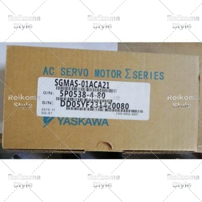 【新品★適格請求書★税込】YASKAWA サーボモーターSGMAS-01ACA21ボックス 【６ヶ月保証】