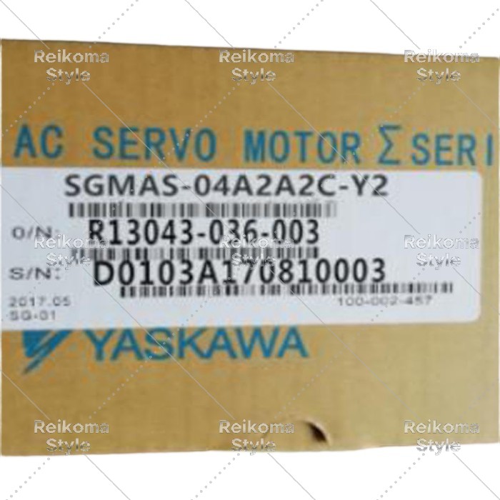 【新品★適当お願いごと書★税込】YASKAWA SGMAS-04A2A2C-Y2 サーボ原動機 【６ヶ月引き請ける】