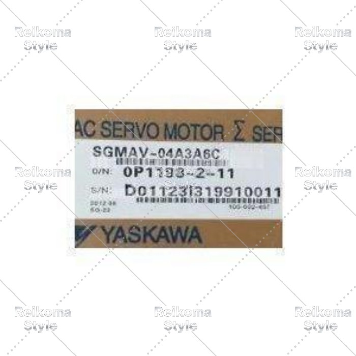 【新品★適格請求書★税込】YASKAWA サーボモーター SGMAV-04A3A6C 【６ヶ月保証】｜Reikoma Style