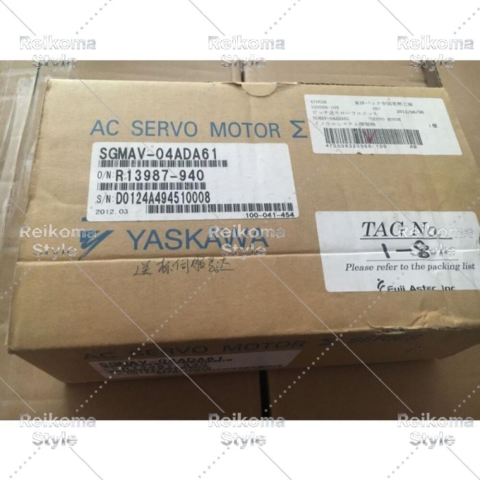 【新品★適当お願いごと書★税込】YASKAWA SGMAV-04ADA61 サーボ原動機SGMAV04ADA61 【６ヶ月引き受ける】