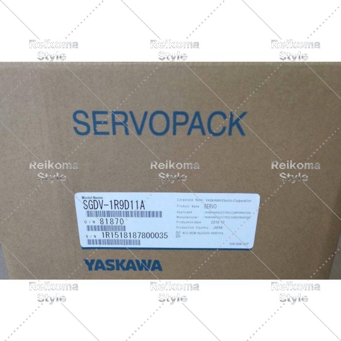 【新品★適格請求書★税込】YASKAWA サーボドライバー SGDV-1R9D11A 【６ヶ月保証】｜Reikoma Style