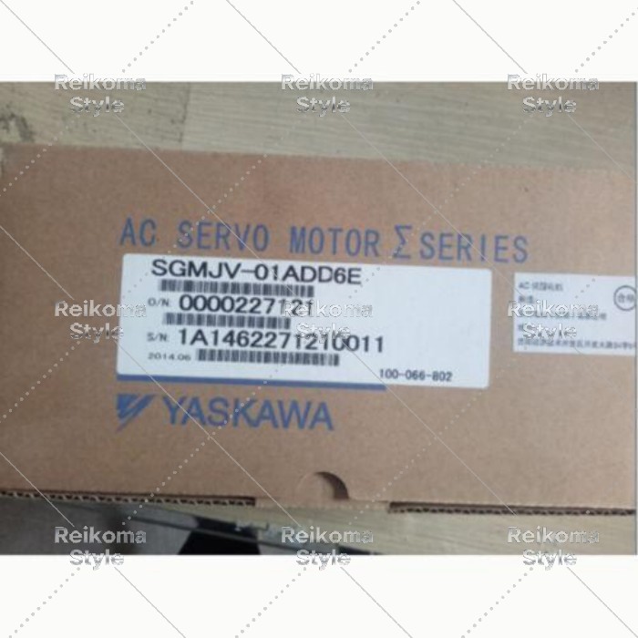 【新品★適当お願いごと書★税込】YASKAWA サーボ原動機SGMJV-01ADD6E 【６ヶ月引き受ける】
