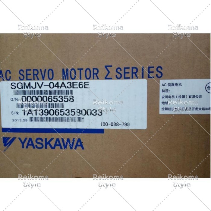 【新品★適当お願いごと書★税込】YASKAWA SGMJV-04A3E6E サーボ原動機 【６ヶ月引き受ける】