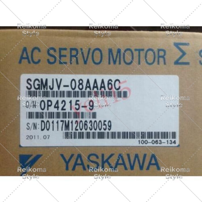 【新品★適当お願いごと書★税込】YASKAWA SGMJV-08AAA6C AC SERVO MOTOR 【６ヶ月引き受ける】