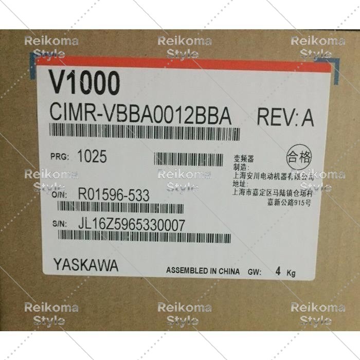 【新品★適格請求書★税込】YASKAWA CIMR-VBBA0012BBA インバーター 【６ヶ月保証】｜Reikoma Style