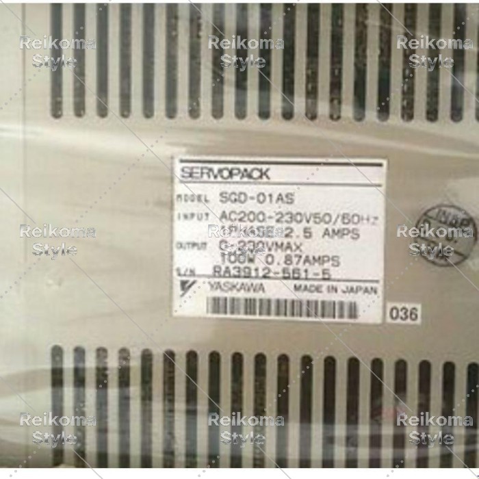 【新品★適格請求書★税込】YASKAWA SGD-01AS Servo Drive SGD-O1AS 【６ヶ月保証】