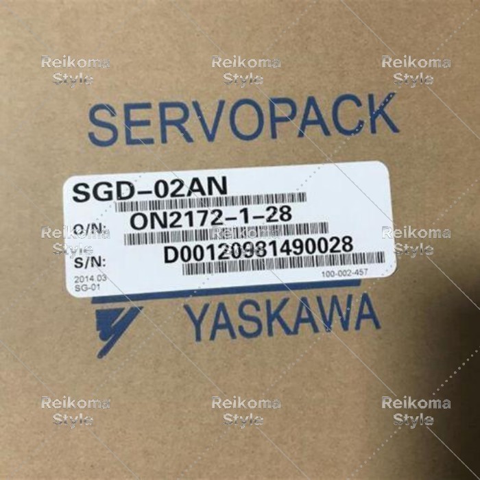 【新品★適当お願いごと書★税込】YASKAWA SGD-02AN AC200-230V サーボドライバ 【６ヶ月引き受ける】
