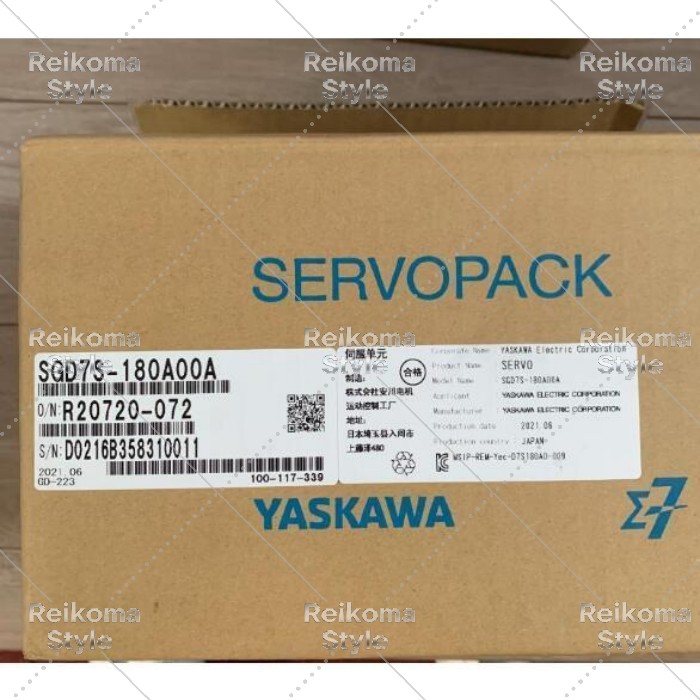【新品★適格請求書★税込】YASKAWA 電機 SGD7S-180A00A サーボパック 【６ヶ月保証】