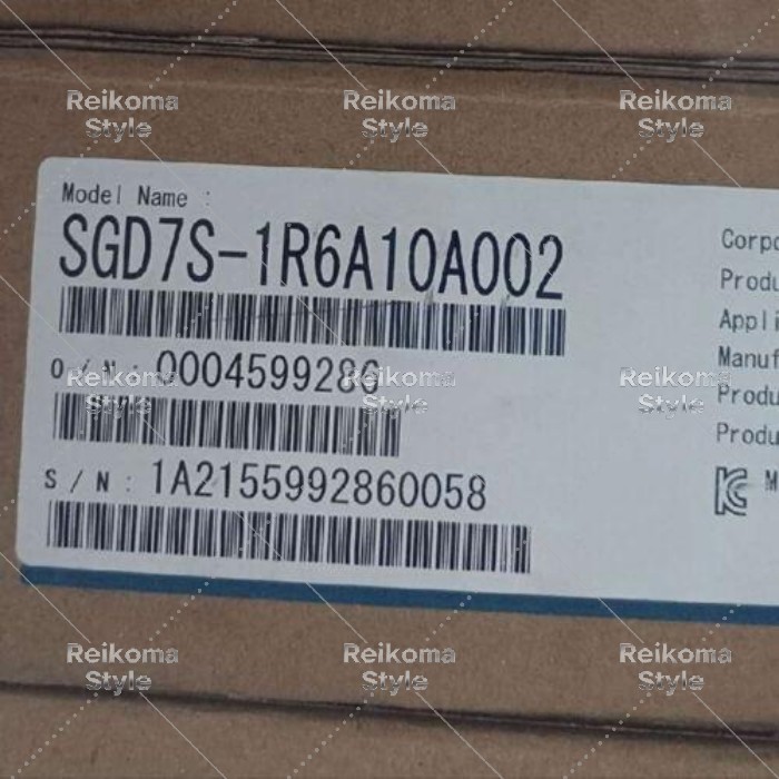 【新品★適当お願いごと書★税込】YASKAWA サーボドライバ SGD7S-1R6A10A002 【６ヶ月言いはなつ】