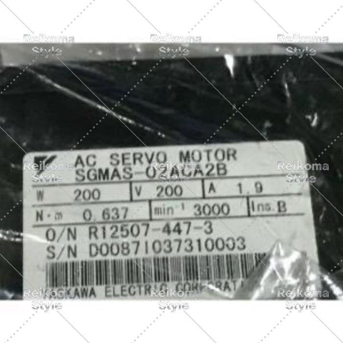 【新品★適当お願いごと書★税込】YASKAWA SGMAS-02ACA2B 【６ヶ月言いはなつ】