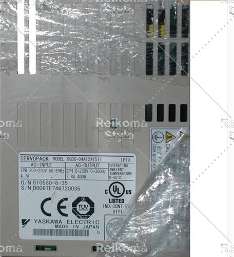 【新品★適格請求書★税込】YASKAWA SGDS-04A12AY511 【６ヶ月保証】