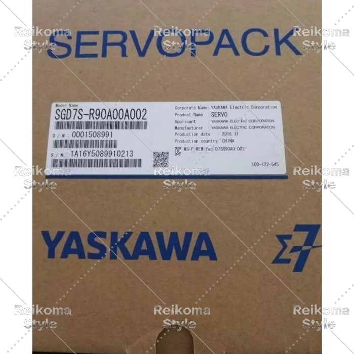【新品★適当お願いごと書★税込】YASKAWA 電機 サーボ１番ウッド SGD7S-R90A00A002 【６ヶ月引き受ける】