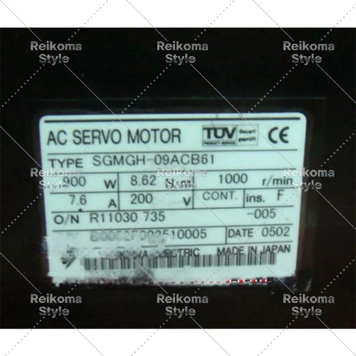 【新品★適格請求書★税込】YASKAWA SGMGH-09ACB61 【６ヶ月保証】