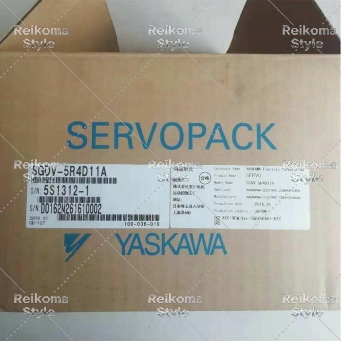 【新品★適当お願いごと書★税込】YASKAWA SGDV-5R4D11A サーボ運転 【６ヶ月引き受ける】