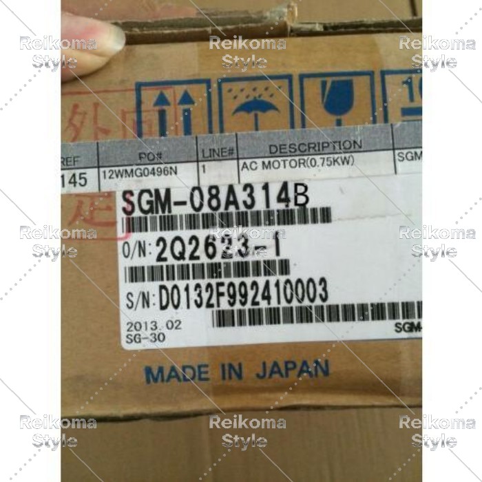 【新品★適格請求書★税込】YASKAWA ACサーボモーターSGM-08A314B新しいSGM08A3 【６ヶ月保証】