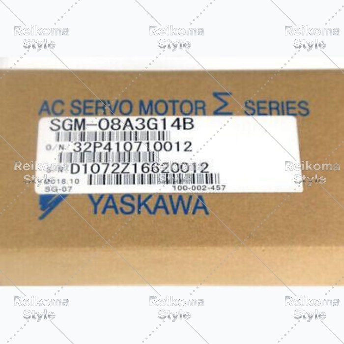 【新品★適当お願いごと書★税込】YASKAWA SGM-08A3G14Bサーボ原動機 【６ヶ月引き受ける】