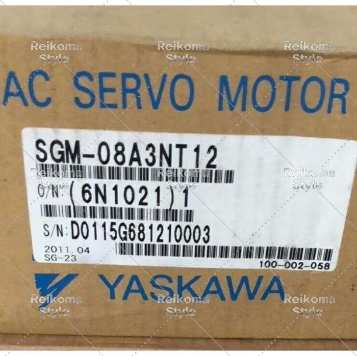 【新品★適当お願いごと書★税込】YASKAWA 電機 サーボ原動機 SGM-08A3NT12 【６ヶ月引きうける】