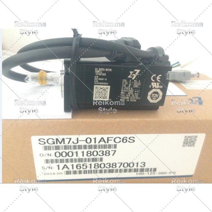 【新品★適格請求書★税込】YASKAWA ACサーボモーターSGM7J-01AFC6S SGM7J01AFC6S 【６ヶ月保証】