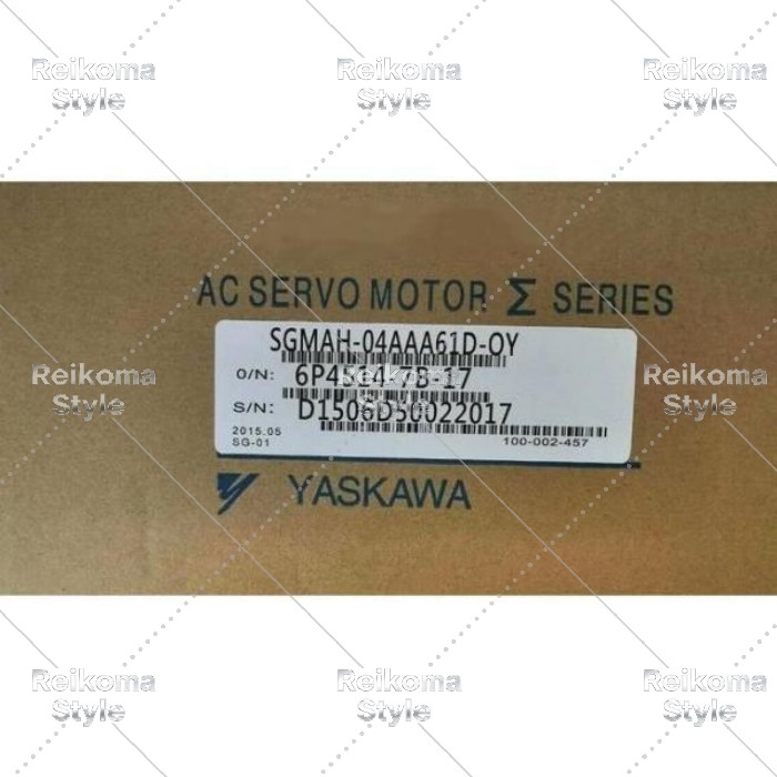【新品★適当お願いごと書★税込】YASKAWA SGMAH-04AAA61D-OY Σ-II続きもの サーボ原動機  400W 3000r/時間 200VAC 原動機 【６ヶ月引き受ける】