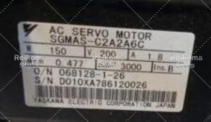 【新品★適格請求書★税込】YASKAWA/安川電機 サーボモーター SGMAS-C2A2A6C【６ヶ月保証】