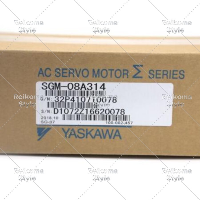【新品★適当お願いごと書★税込】YASKAWA 安川電機 SGM-08A314 サーボ原動機【６ヶ月引き受ける】