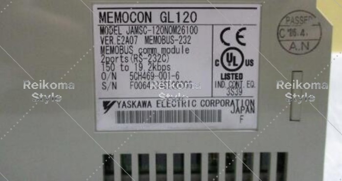 【新品★適当お願いごと書★税込】YASKAWA/安川電機 JAMSC-120NOM26100 サーボ原動機【６ヶ月引き受ける】