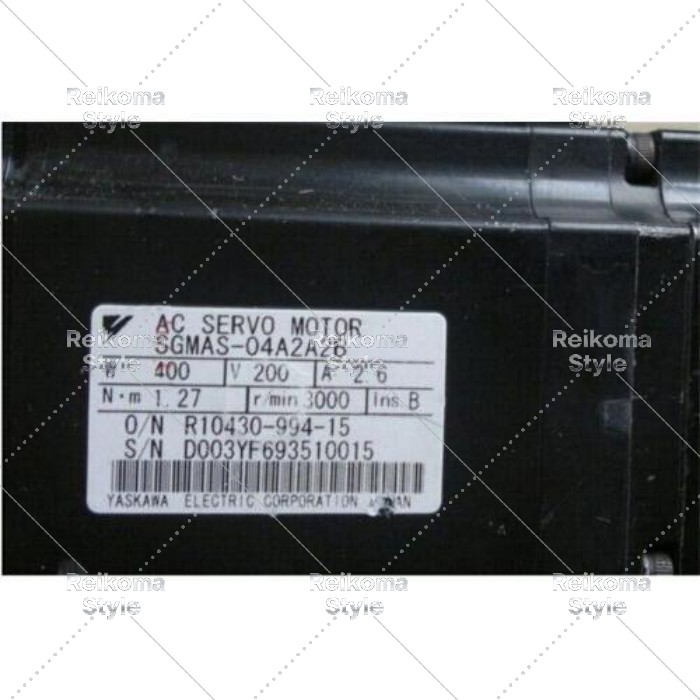 【新品★貨物輸送無料】ACサーボ原動機SGMAS-04A2A2B 【６ヶ月引き請ける】