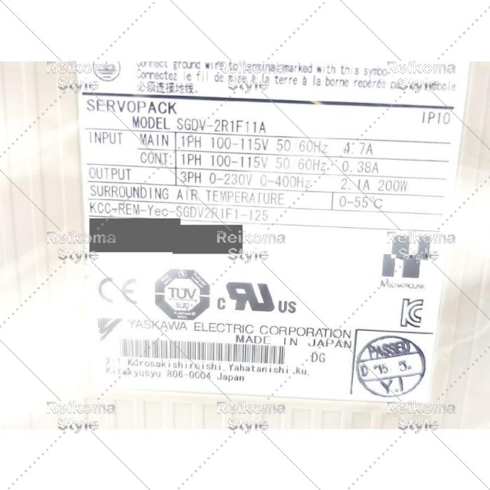 【新品★貨物輸送無料】電機 SGDV-2R1F11A 【６ヶ月引き受ける】