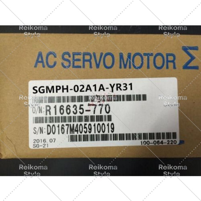 【新品★貨物輸送無料】SGMPH-02A1A-ARL31サーボ原動機 【６ヶ月引き受ける】